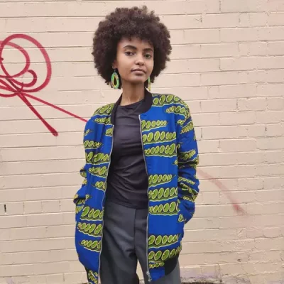 Click here for African Fashion Bomber Jacket Australia | Akos Creative