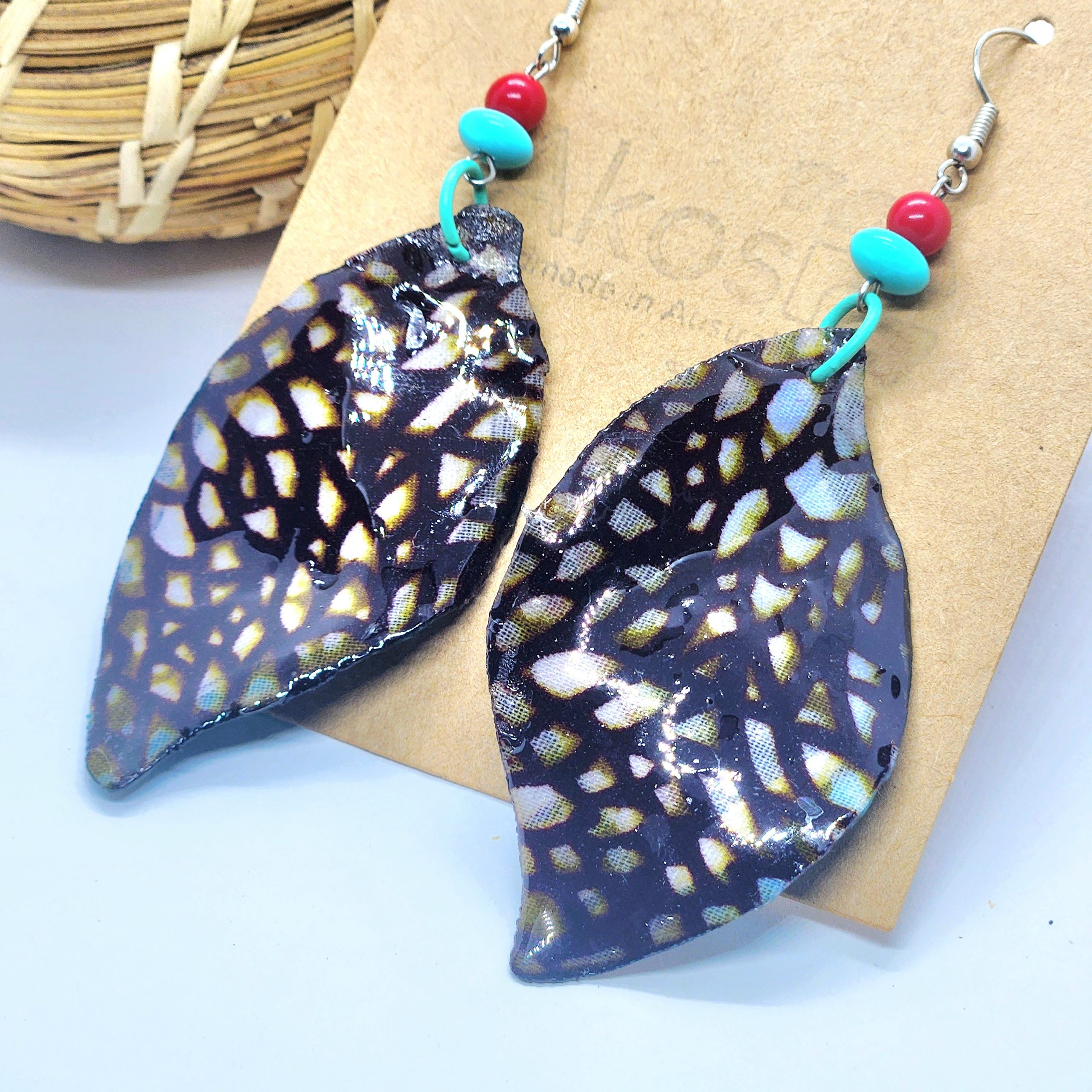Click to view my resin art earrings