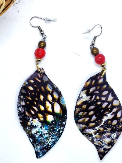A Pair of Handmade resin Jewelry by Akos Creative
