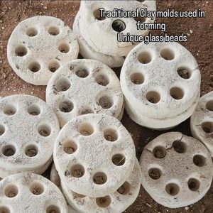 Traditional Clay Molds used in Ghana Recycled Glass Beads Traditional Clay Molds used in Ghana Recycled Glass Beads